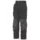 Snickers 3223 Floorlayer Work Trousers Grey/Black 36" W 30" L