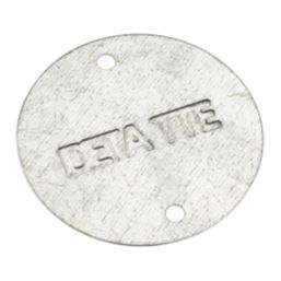 Deta Pre-Galvanised Steel Box Lids 68mm 10 Pack