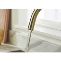 Bristan Echo Easyfit  Mono Sink Mixer  Brushed Brass 1 Pair