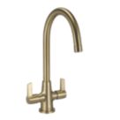 Bristan Echo Easyfit  Mono Sink Mixer  Brushed Brass 1 Pair