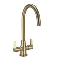 Bristan Echo Easyfit  Mono Sink Mixer  Brushed Brass 1 Pair