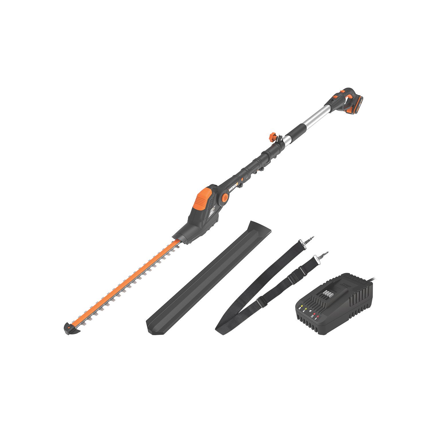 Worx WG252E 45cm 20V 1 x 2.0Ah Lithium PowerShare Cordless Hedge Trimmer (194HA)