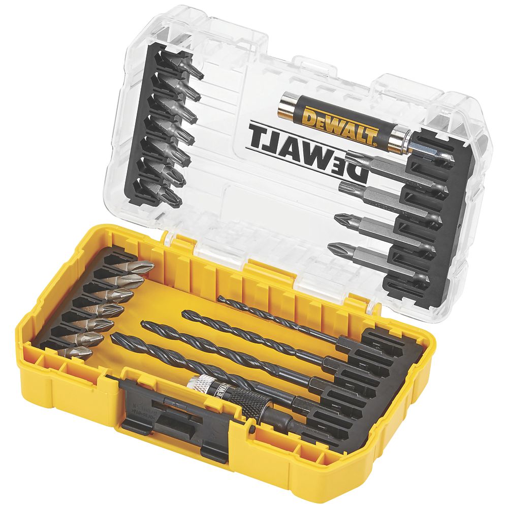 DeWalt MaxFit 50 Piece Impact Screwdriving Bit Set & Right Angle  Attachment- NEW