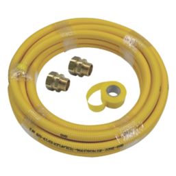 Teslaflex Gas Fitting Starter Kit 20.7mm 10m DN22 4 Pieces