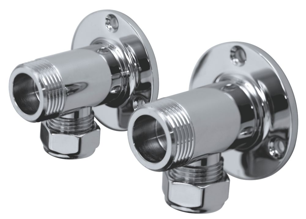 Bristan WMNT4 C Shower Valve Wall Mount Fixing Kit Chrome Plated Screwfix