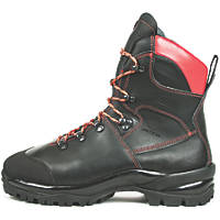 Oregon Waipoua   Safety Chainsaw Boots Black Size 7.5