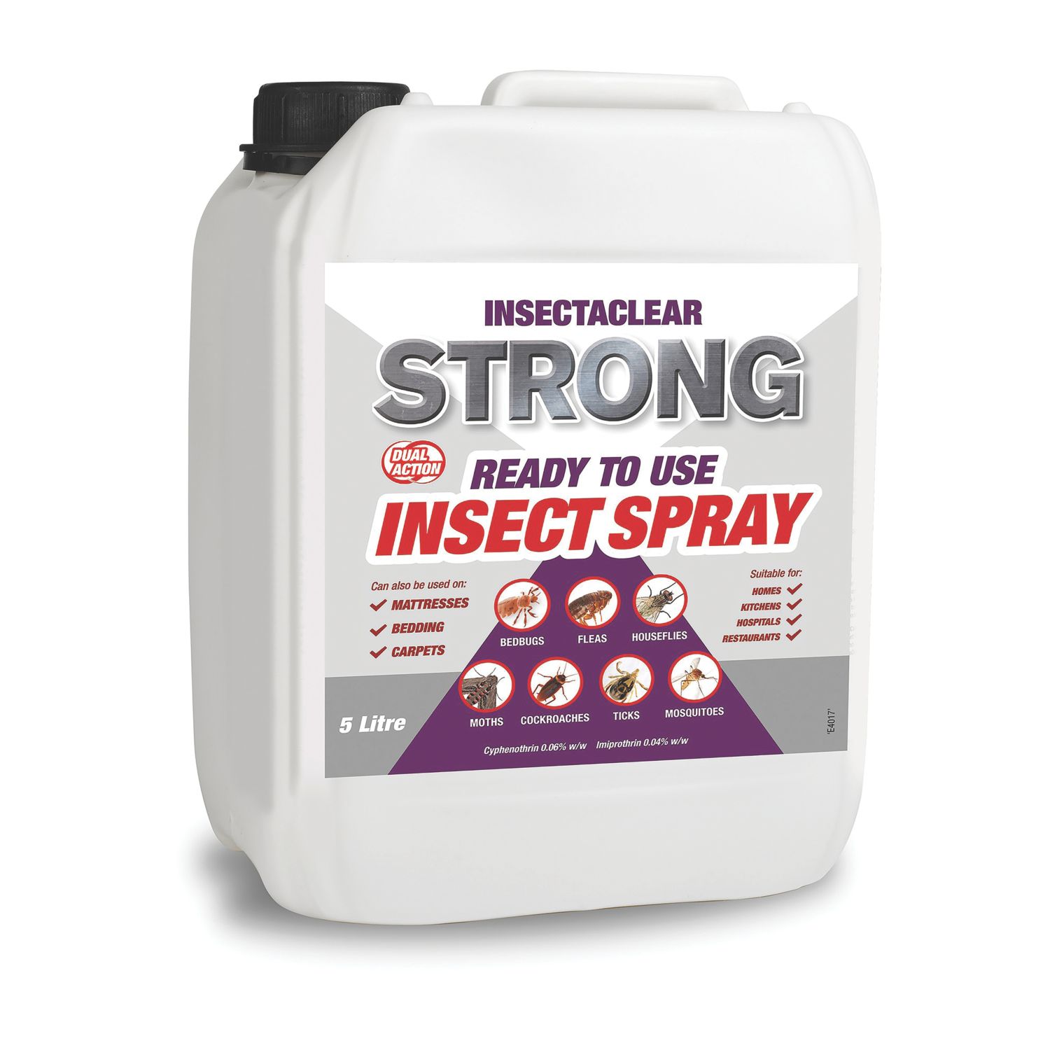 Insectaclear Strong+ Insect Killing Spray 5Ltr (194JP)
