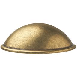 Elite Knobs & Handles Plain Cup Pull Antique Brass 80mm