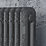 Arroll Daisy 597/10-M6004  2-Column Cast Iron Radiator 597mm x 684mm Cast Grey 2590BTU