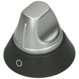 Hotpoint C00229951  Hob/Grill Silver/Black Control Knob Assembly