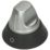 Hotpoint C00229951  Hob/Grill Silver/Black Control Knob Assembly
