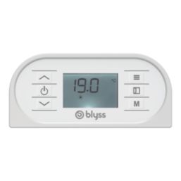 Blyss  1000W Electric Wall-Mounted Radiant Panel Heater 450mm x 564mm White 3410BTU