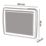 Blyss  1000W Electric Wall-Mounted Radiant Panel Heater 450mm x 564mm White 3410BTU