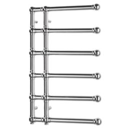 Towelrads 800mm x 500mm 742BTU Chrome Flat Designer Towel Radiator
