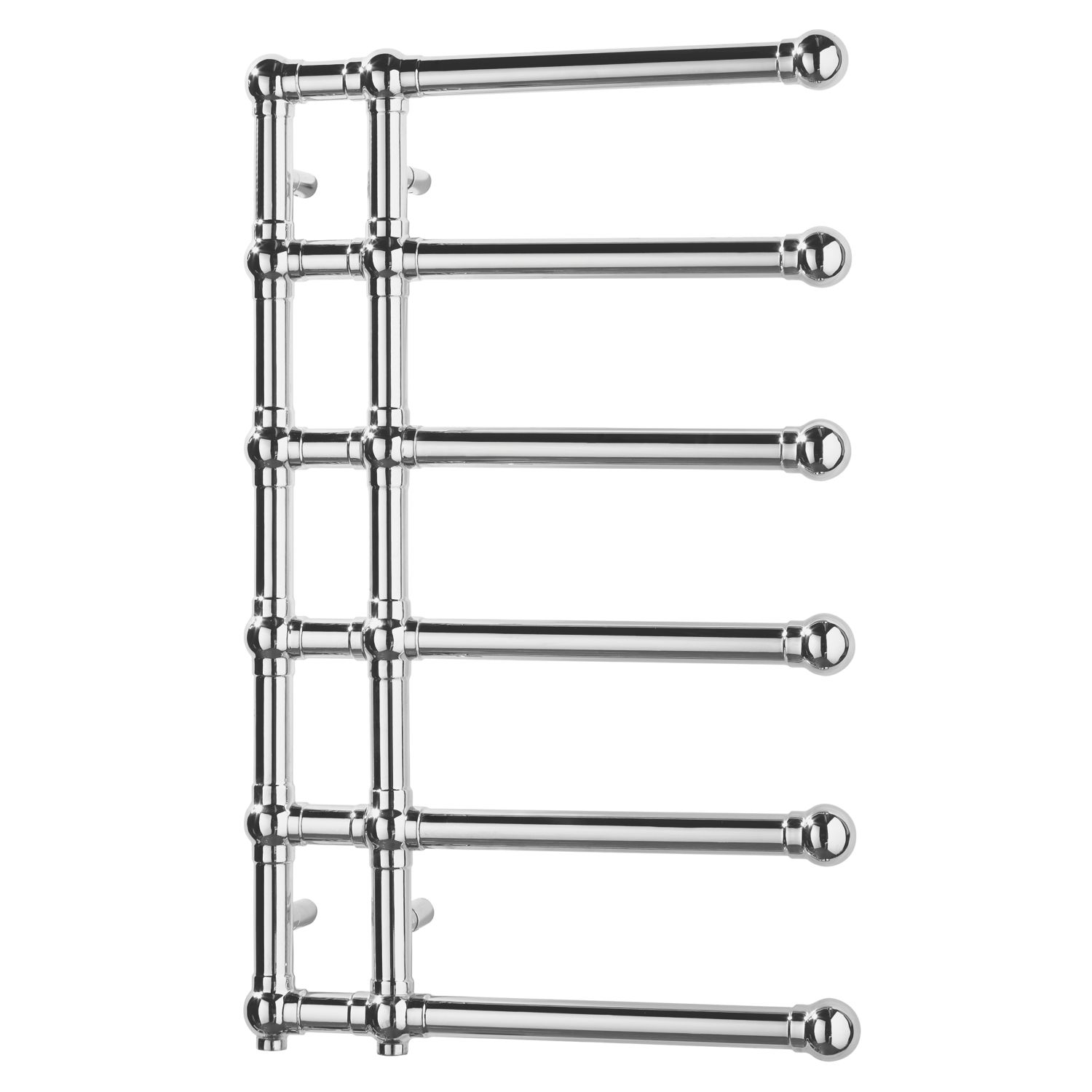 Towelrads 800mm x 500mm 742BTU Chrome Flat Designer Towel Radiator (194RY)