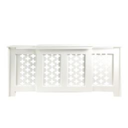 Victorian Radiator Cover White 1425-1995mm x 235mm x 936mm