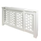 Victorian Radiator Cover White 1425-1995mm x 235mm x 936mm