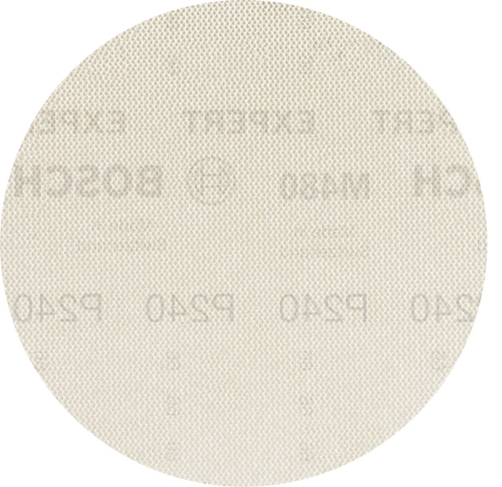 Bosch Expert M480 240 Grit Mesh Wood Sanding Discs 125mm 5 Pack Screwfix