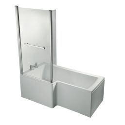 Ideal Standard Concept Space Square Shower Bath Front Panel 1495mm White