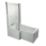 Ideal Standard Concept Space Square Shower Bath Front Panel 1495mm White