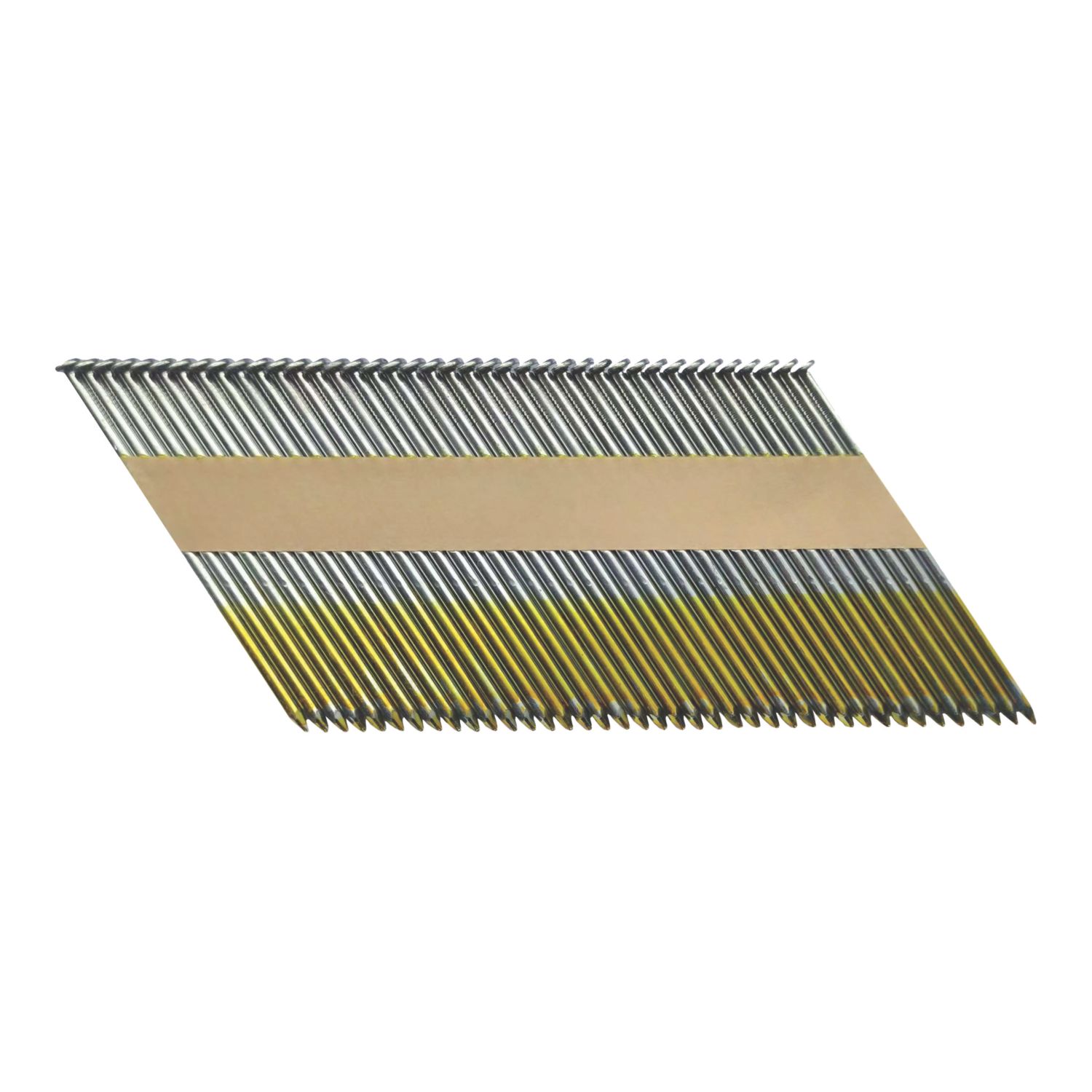 Easyfix Galvanised 34o Collated Nails Smooth Shank 3.1mm x 90mm 2200 Pack (194YW)