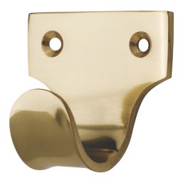 Smith & Locke Sash Window Handles Polished Brass 50mm x 50mm 4 Pack