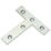 Essentials Tee Plates Zinc-Plated 77mm x 16mm x 76mm 10 Pack