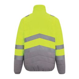 Regatta Hi-Vis Two-Tone Thermal Jacket Yellow 3X Large 57.5" Chest