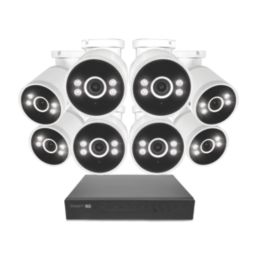 Swann SWNVK-16ADVANX8B-EU 2TB 16-Channel 4K  Wired NVR Security System & 8 x 4K Indoor & Outdoor Cameras