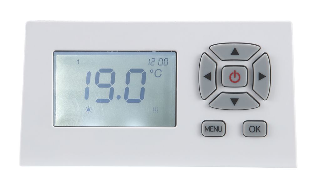 Blyss Saris Wall-Mounted Panel Heater White 1500W - Screwfix