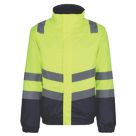 Regatta Pro Hi Vis Bomber Jacket Yellow/Navy X Large 51" Chest