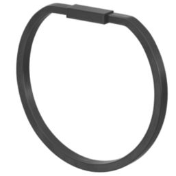 Elland Towel Ring Black