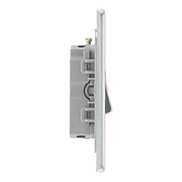 LAP  20A 16AX 3-Gang 2-Way Light Switch  Brushed Stainless Steel
