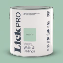 LickPro  2.5Ltr Green 08 Vinyl Matt Emulsion  Paint