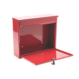 Burg-Wachter Elegance Post Box Red Powder-Coated