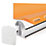 SNAPA White 16mm Wall Side Bar  4000mm x 70mm