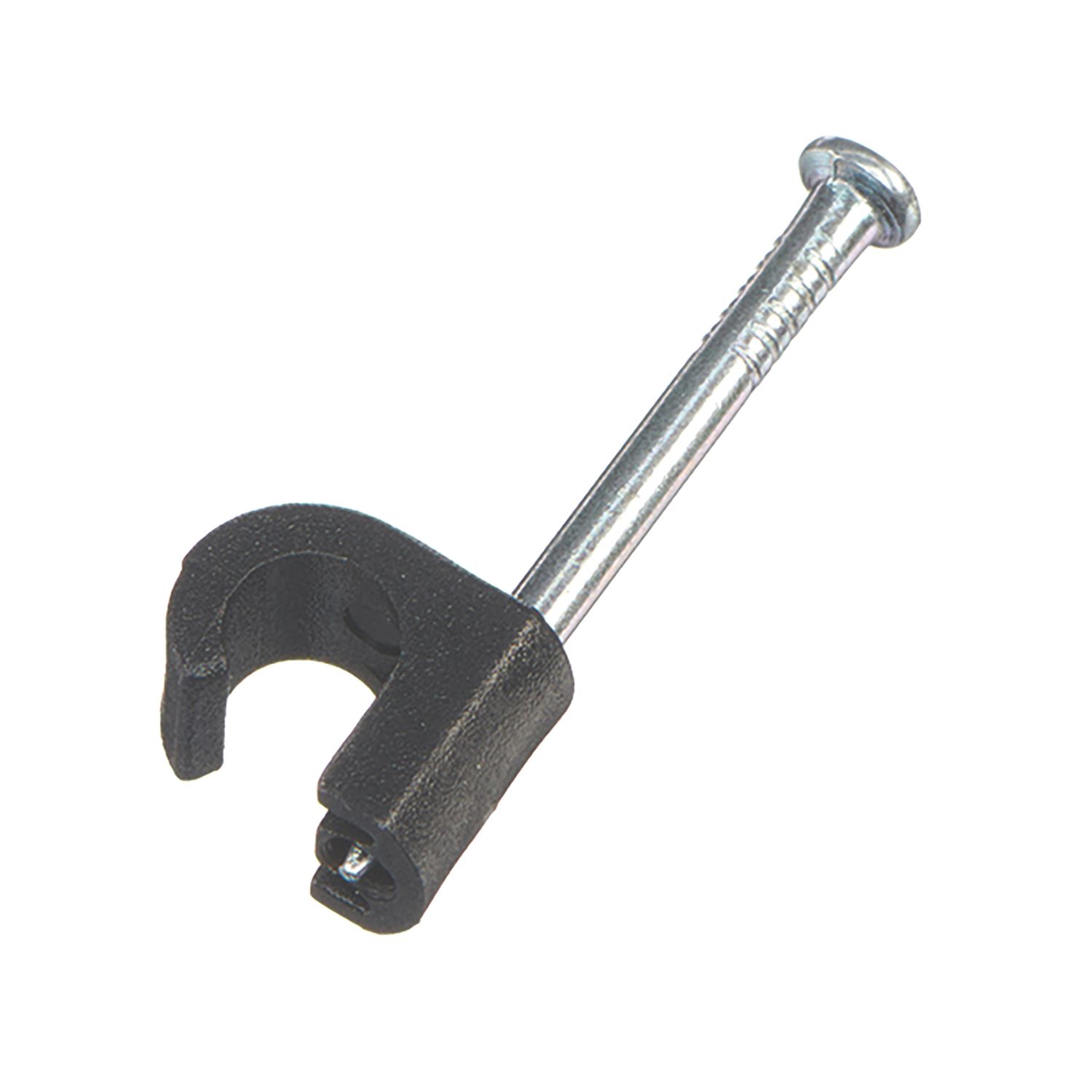 Vimark Black Round Coaxial Cable Clips 5-7mm 100 Pack (195VT)