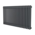 Azur 600mm x 1010mm 3297BTU Anthracite Horizontal 2 Column Radiator