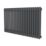 Azur 600mm x 1010mm 3297BTU Anthracite Horizontal 2 Column Radiator
