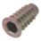 Easyfix Furniture Insert Nuts M6 x 20mm 50 Pack