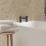 Aqualisa Downtown Black 121mm Deck Mounted Lever 2 Tap Holes Bath Pillar Tap