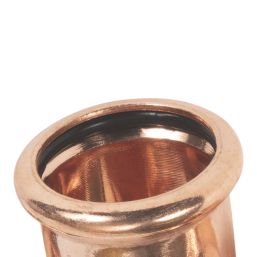 Flomasta  Copper Press-Fit Equal 45° M-Profile Elbows 22mm 2 Pack