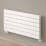 Reina Modal TRV 15mm x 15mm White Corner & L/S Designer Thermostatic Radiator Valve & Lockshield