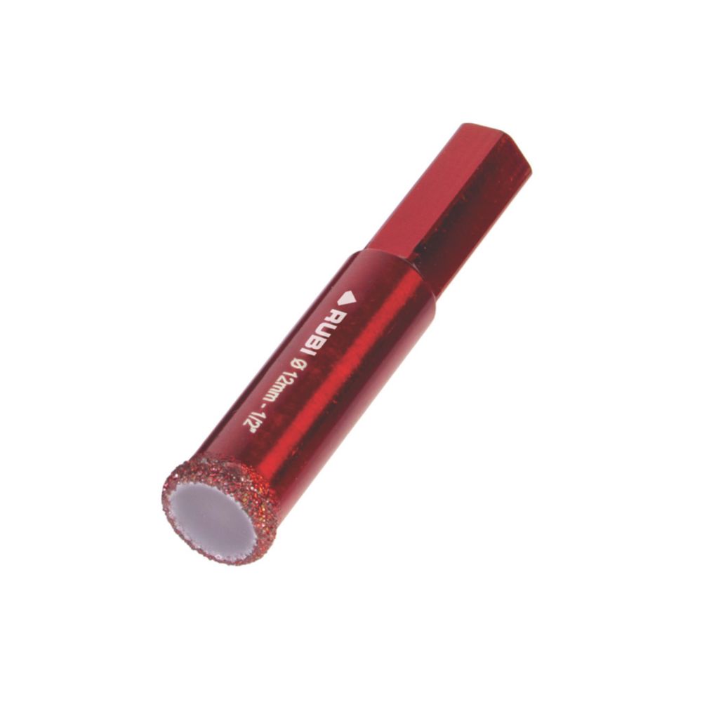 Rubi DRYGRES Hex Shank Diamond Tile Cutter 12mm x 125mm Screwfix