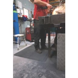 COBA Diamond Tread Floor Mat Black 1.5m x 0.9m x 12.5mm