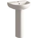 Walker Full Pedestal Basin 1 Tap Hole 500mm