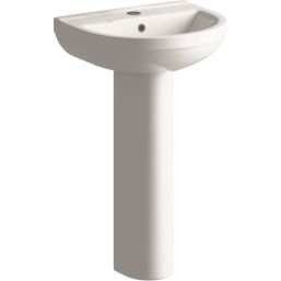Walker Full Pedestal Basin 1 Tap Hole 500mm