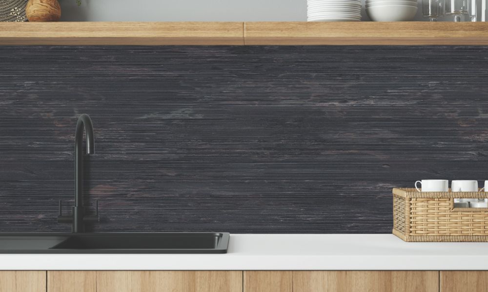 Wilsonart  Charred Cedar Mid-Rise Splashback 3050mm x 600mm x 4mm