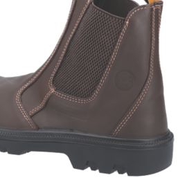 Amblers FS131   Safety Dealer Boots Brown Size 10
