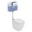 Ideal Standard i.life B Soft-Close BTW Toilet & Concealed Cistern Dual-Flush 6/4Ltr